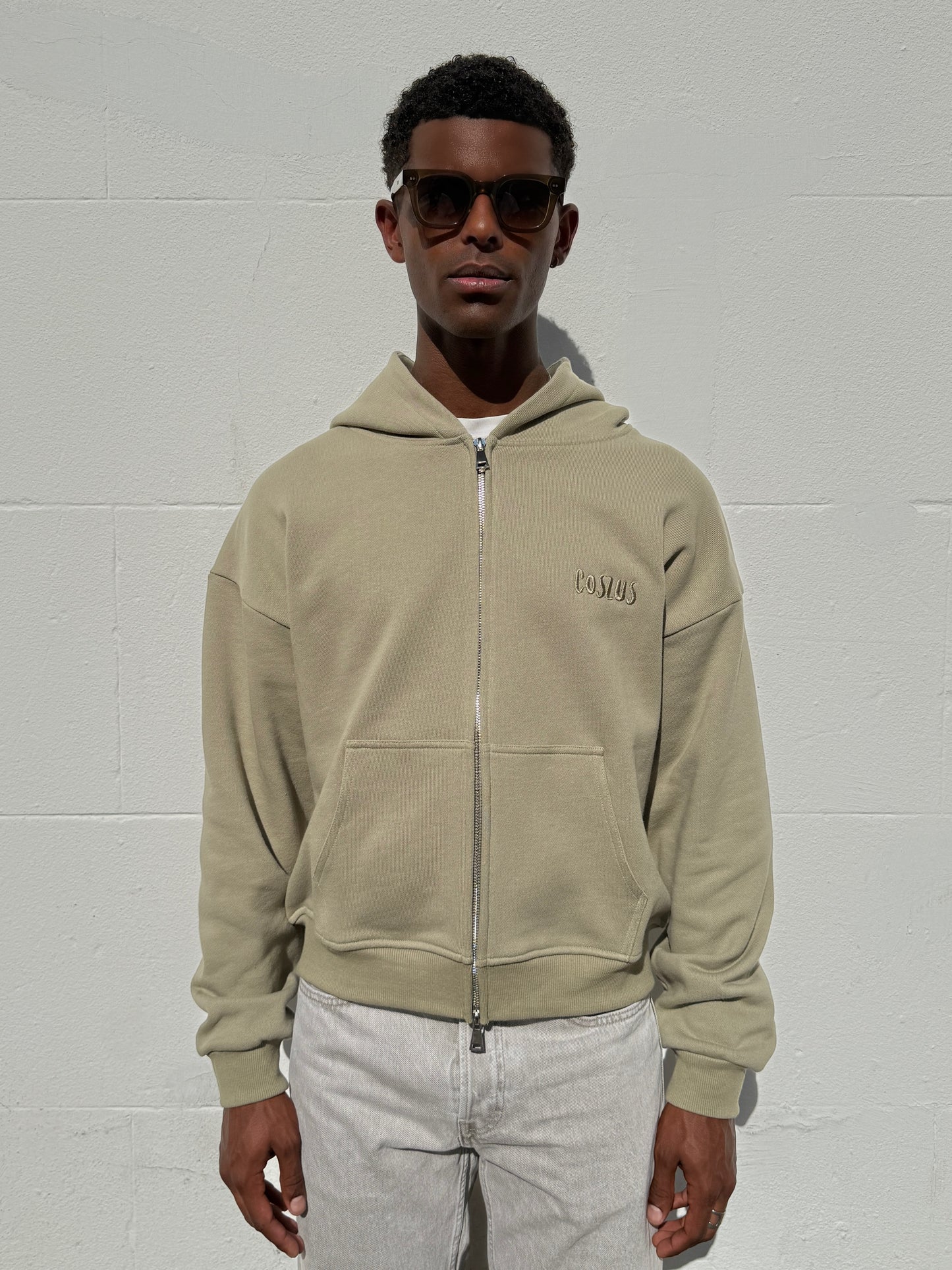 EMBROIDERED ZIP HOODIE