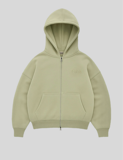 EMBROIDERED ZIP HOODIE