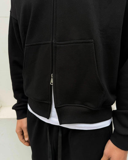 EMBROIDERED ZIP HOODIE
