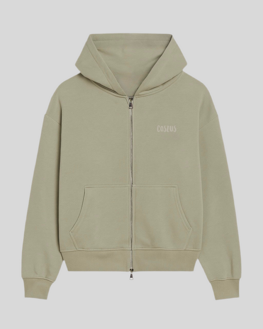 EMBROIDERED ZIP HOODIE