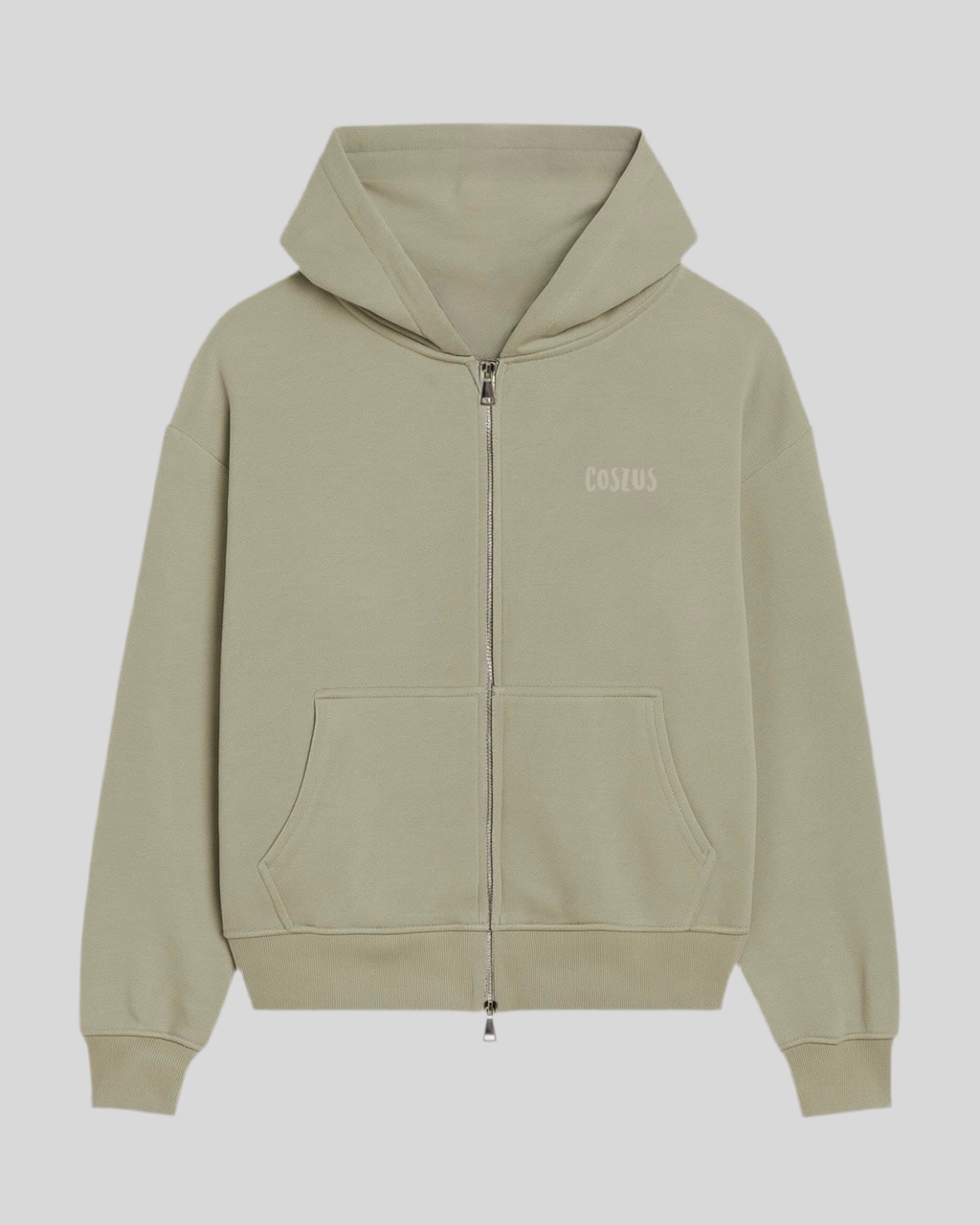 EMBROIDERED ZIP HOODIE – Coszus