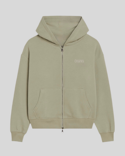 EMBROIDERED ZIP HOODIE