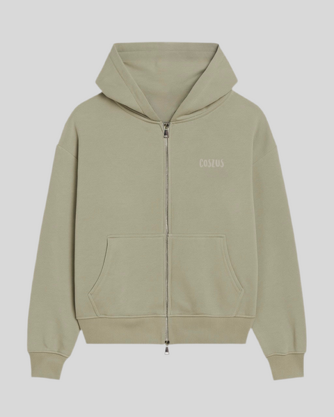 EMBROIDERED ZIP HOODIE – Coszus