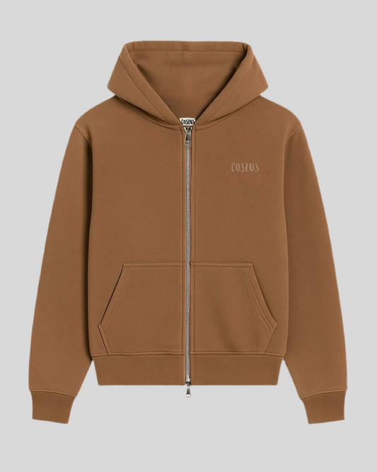 EMBROIDERED ZIP HOODIE