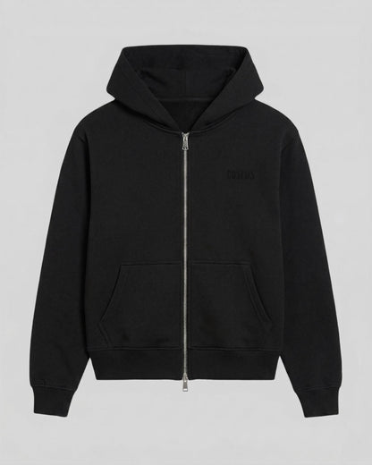 EMBROIDERED ZIP HOODIE