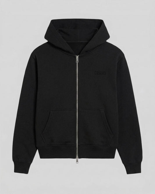 EMBROIDERED ZIP HOODIE