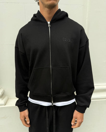 EMBROIDERED ZIP HOODIE