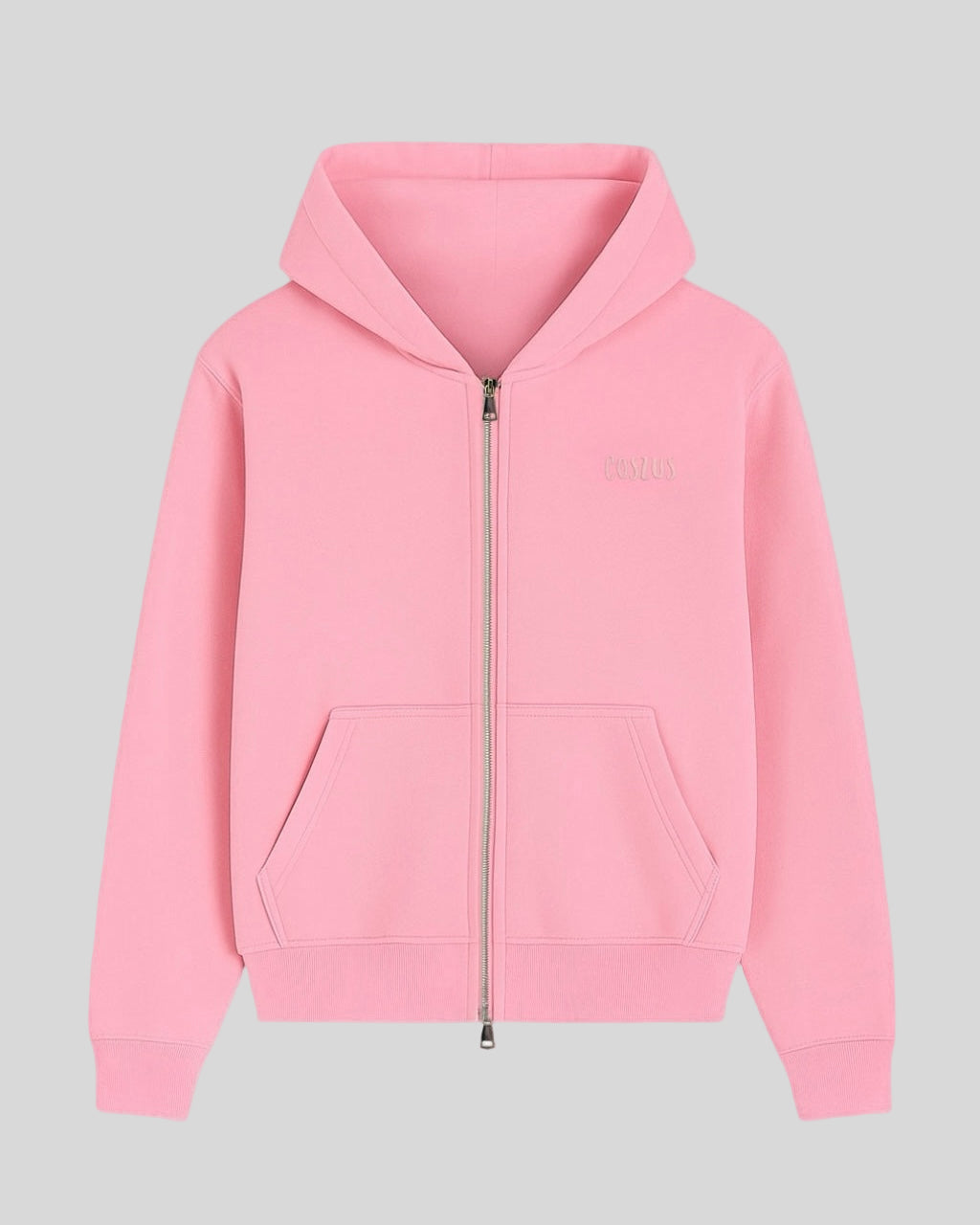 EMBROIDERED ZIP HOODIE – Coszus