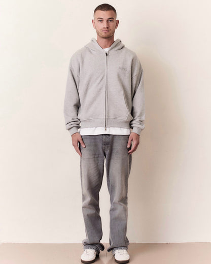 EMBROIDERED ZIP HOODIE