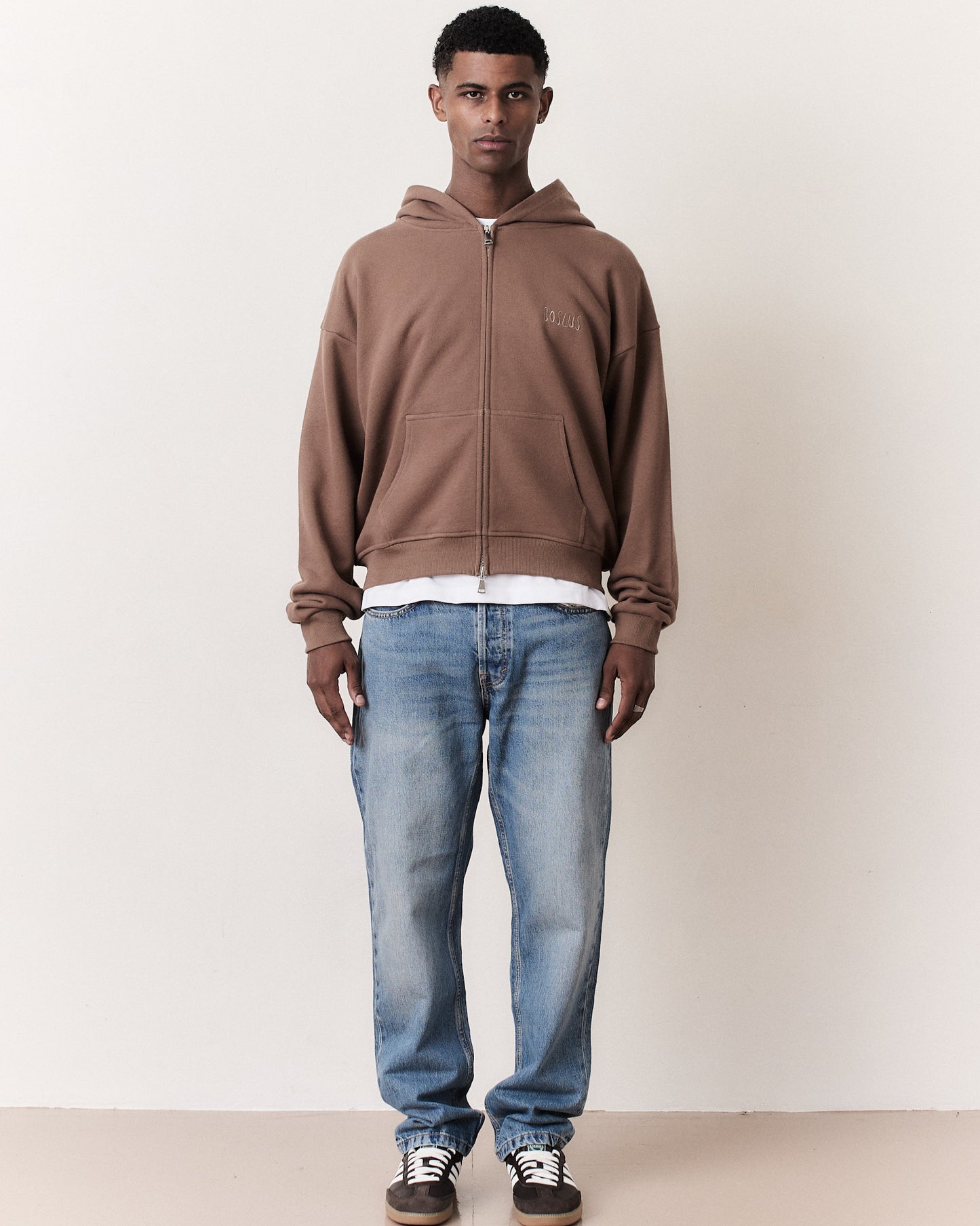 EMBROIDERED ZIP HOODIE