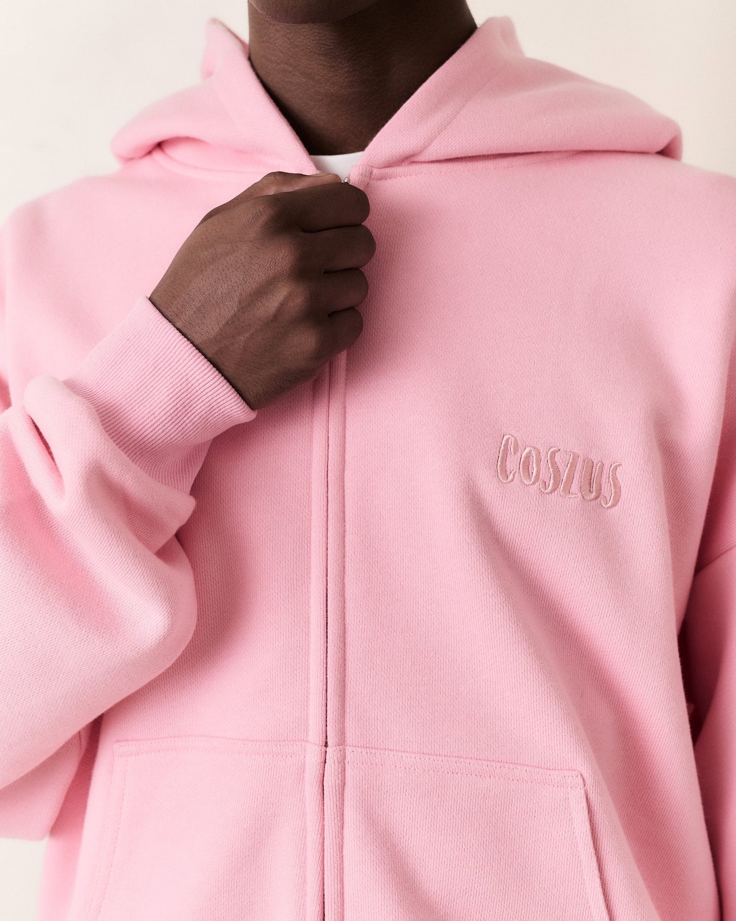 EMBROIDERED ZIP HOODIE