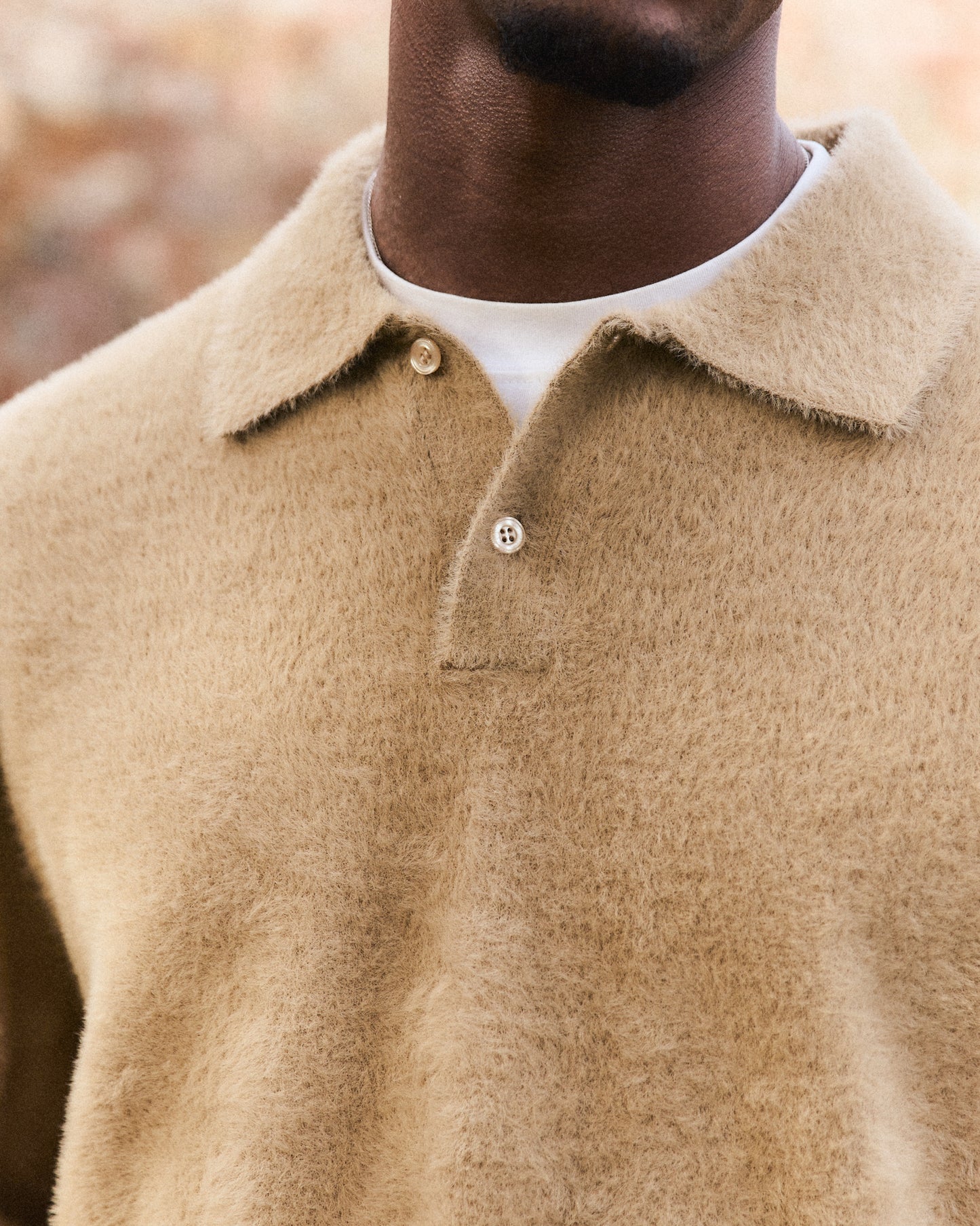 PURE MOHAIR POLO